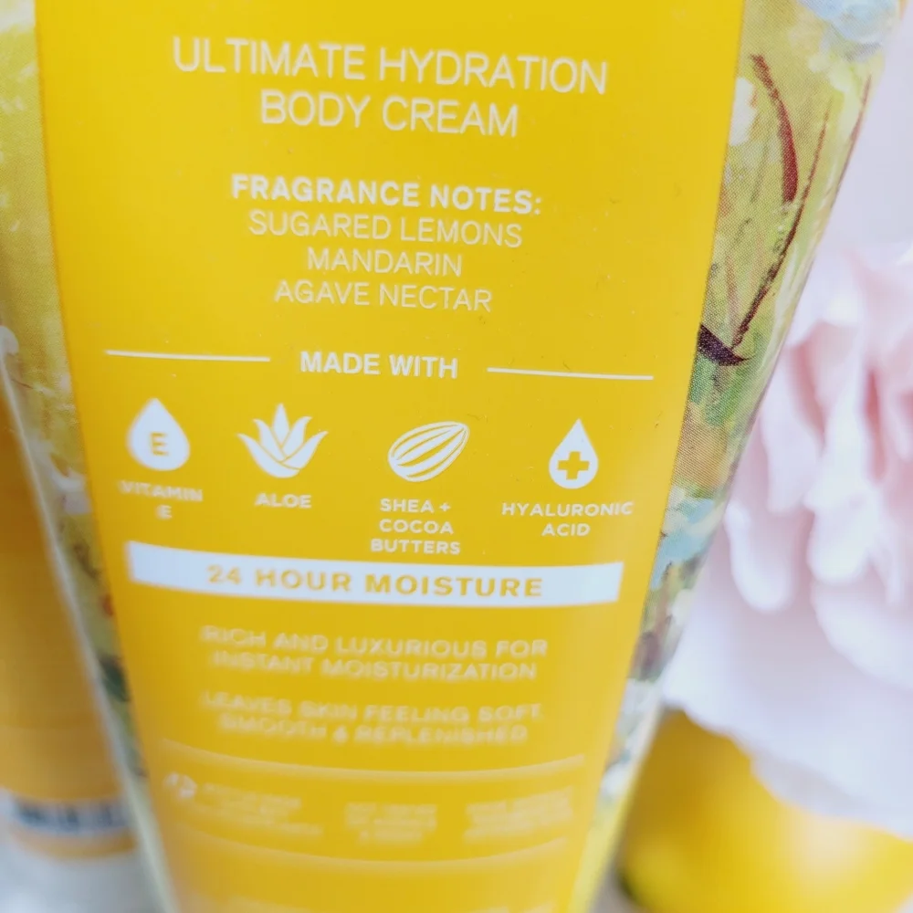 Sunwashed Citrus Body Cream Sunshine & Lemons Foaming Soap Bath & Body Works Nwt